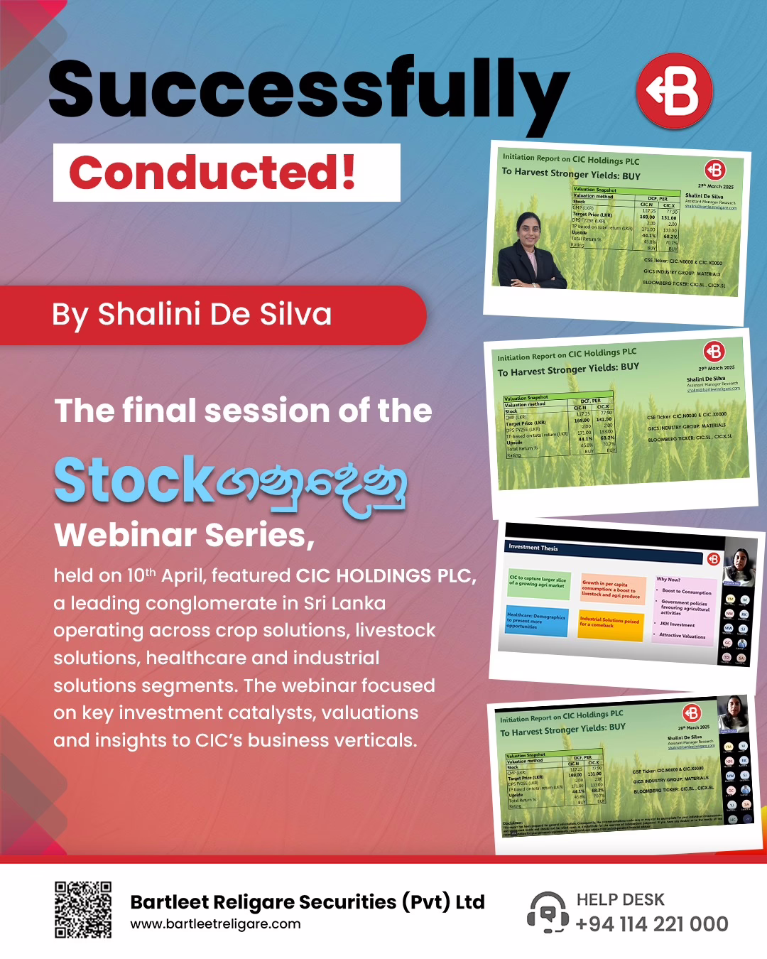 Stock ගනුදෙනු by BRS Webinar Series – Episode 04
