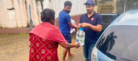 Standing together through challenging times. As a part of the CSR initiative by Team BRS, we provided food and water supplies to families affected by the recent floods