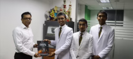 The students of the Capital Market Club of Royal College Colombo recently presented the latest issue of Capital Voice ’25 to Mr. Sujeewa Peiris, Director/CEO of Bartleet Religare Securities.